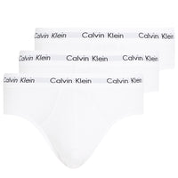 Cotton Stretch 3-Pack Briefs, White-Calvin Klein-UNDERU