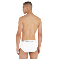 Cotton Stretch 3-Pack Briefs, White-Calvin Klein-UNDERU