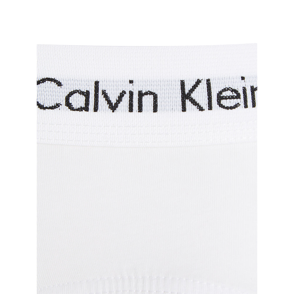 Cotton Stretch 3-Pack Briefs, White-Calvin Klein-UNDERU