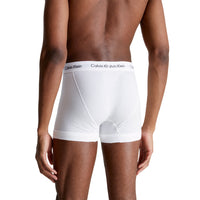 Cotton Stretch 3-Pack Boxer Trunks, White-Calvin Klein-UNDERU