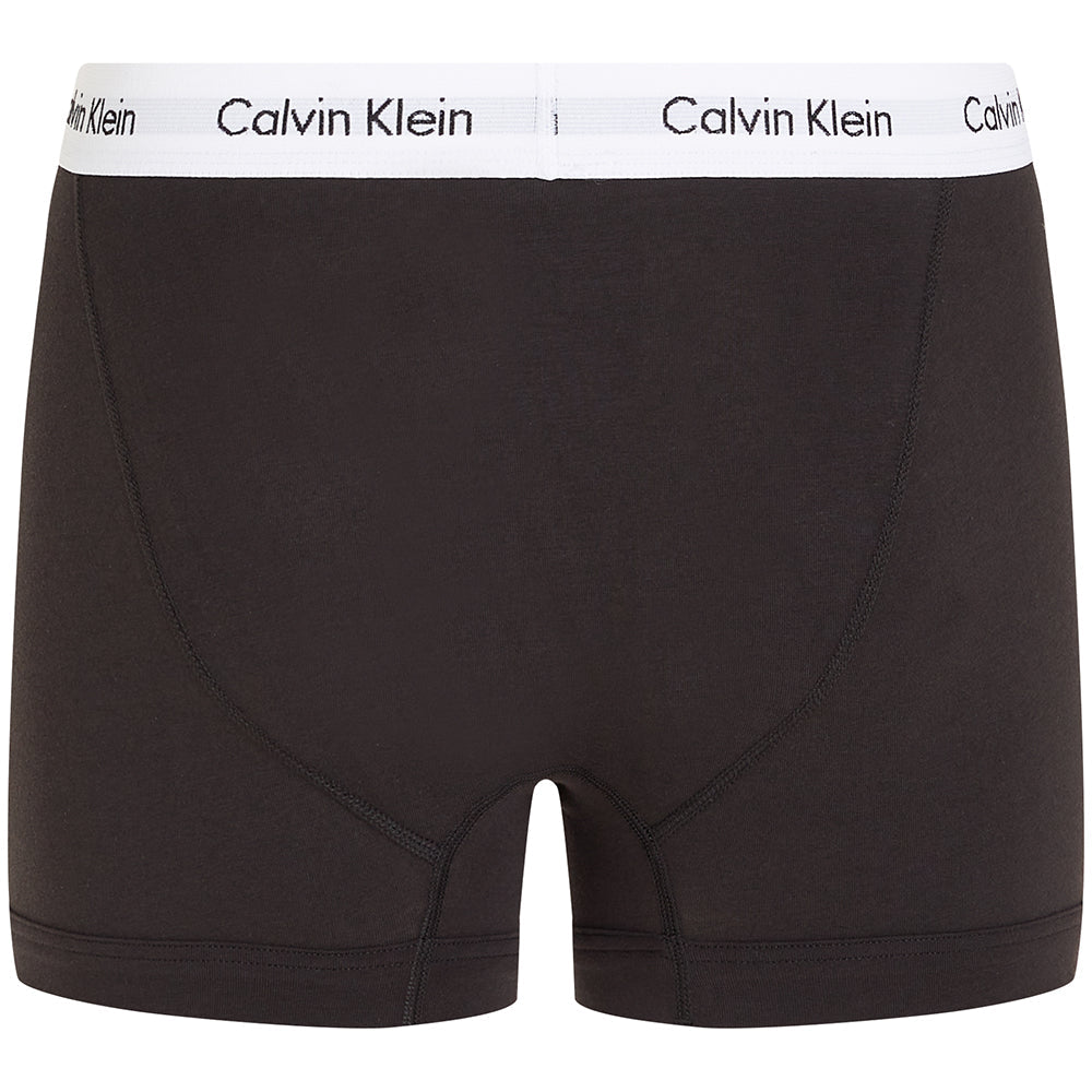 Cotton Stretch 3-Pack Boxer Trunks, Black-Calvin Klein-UNDERU