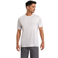 Night & Day T-Shirt, White-Hanro-UNDERU