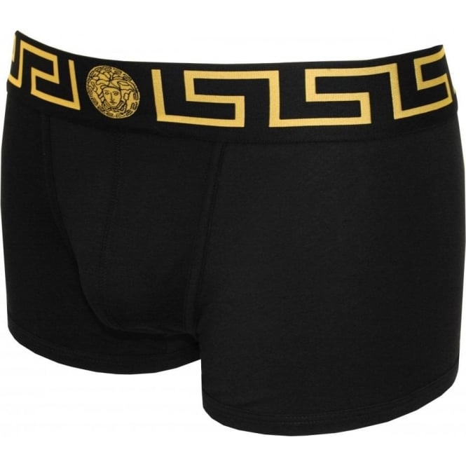 Iconic Low-Rise Boxer Trunk, Black-Versace-UNDERU