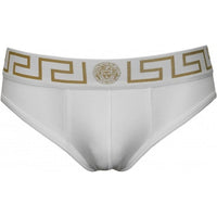 Iconic Low-Rise Brief, White-Versace-UNDERU