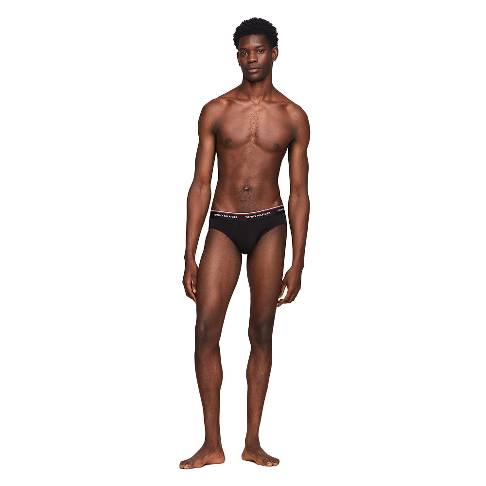 3-Pack Premium Essentials Briefs, Black-Tommy Hilfiger-UNDERU