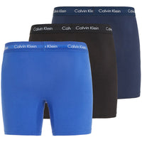 3-Pack cotton stretch Classic Boxer Briefs, Navy/Black/Blue-Calvin Klein-UNDERU