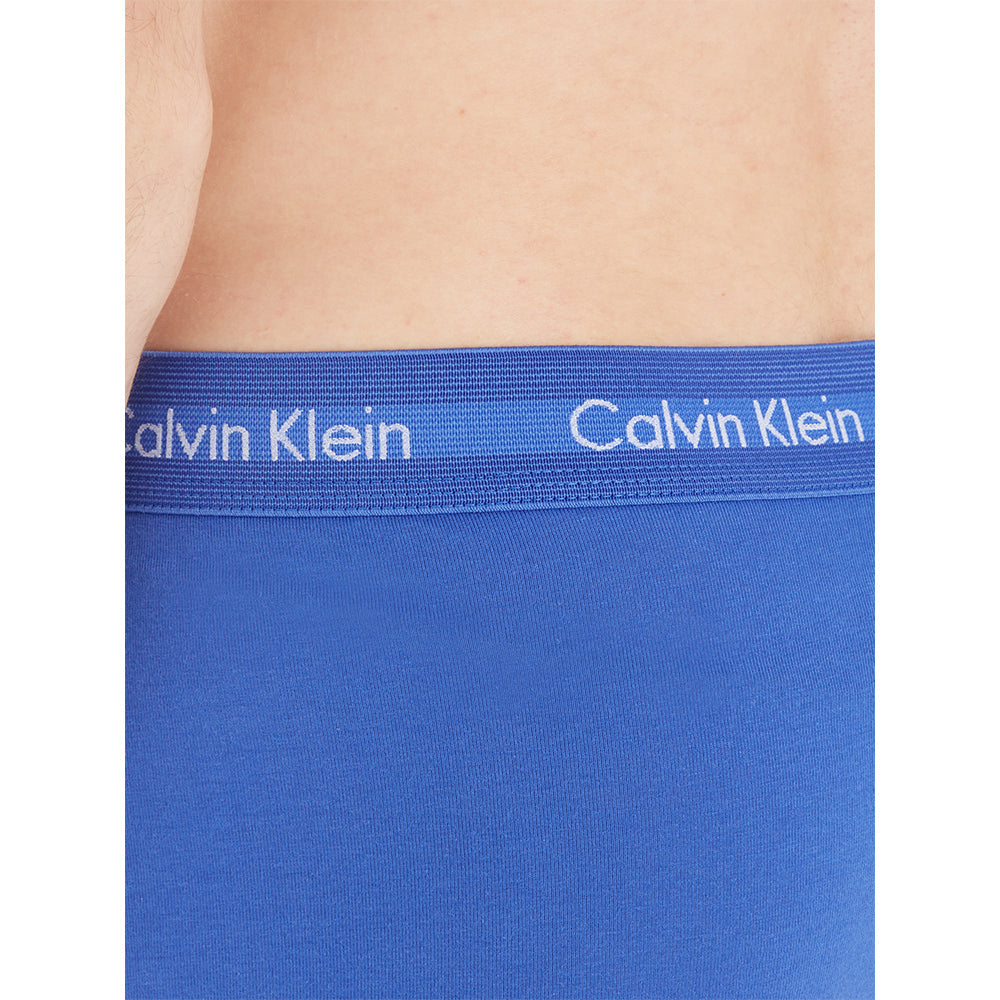 3-Pack cotton stretch Classic Boxer Briefs, Navy/Black/Blue-Calvin Klein-UNDERU