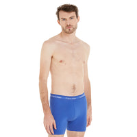 3-Pack cotton stretch Classic Boxer Briefs, Navy/Black/Blue-Calvin Klein-UNDERU