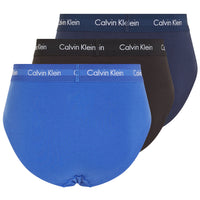 Cotton Stretch 3-Pack Briefs, Navy/Black/Blue-Calvin Klein-UNDERU