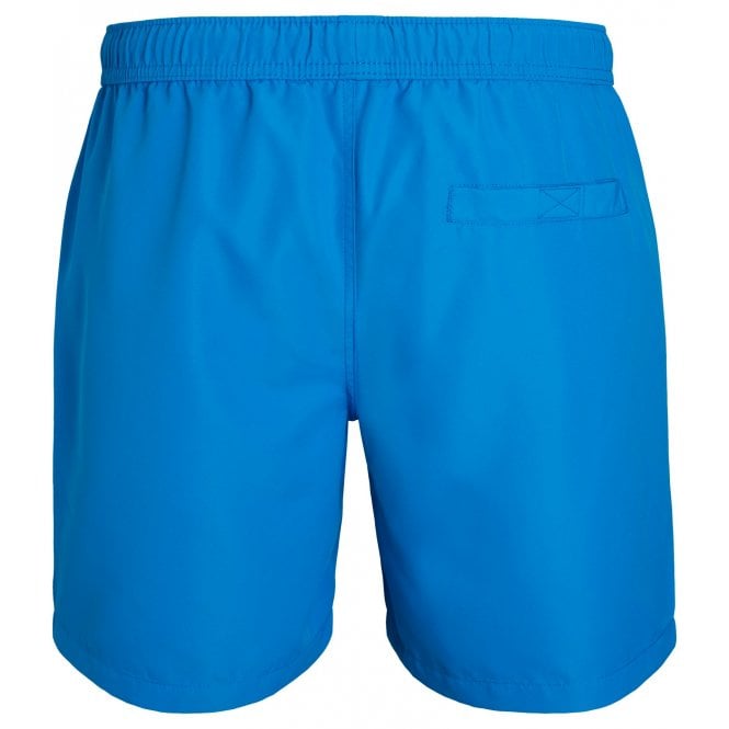 BORG Logo Karim Boys Swim Shorts, Ibiza Blue-Bjorn Borg-UNDERU