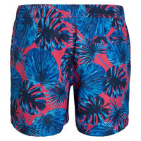 L.A. Garden Print Boys Swim Shorts, Blue/Purple-Bjorn Borg-UNDERU