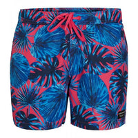 L.A. Garden Print Boys Swim Shorts, Blue/Purple-Bjorn Borg-UNDERU