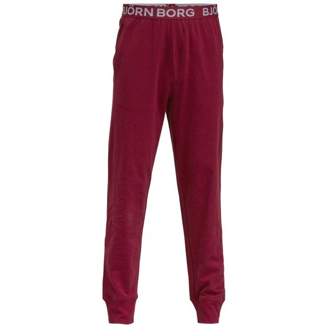 Boys Xmas Print Boys Colouring-in Pyjama Set with Pens, White/Burgundy-Bjorn Borg-UNDERU