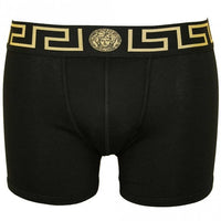 2-Pack Greca Border Boxer Briefs, Black-Versace-UNDERU