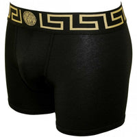 2-Pack Greca Border Boxer Briefs, Black-Versace-UNDERU