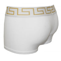 Greca Border Boxer Trunks, White-Versace-UNDERU