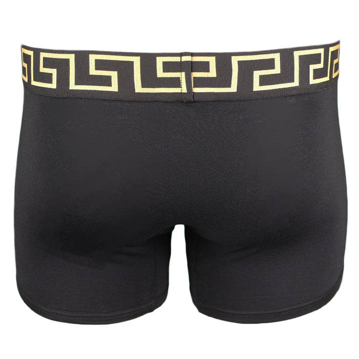 Versace black boxer brief, back view