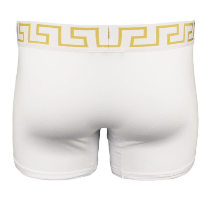 Versace boxer brief, white, back view 