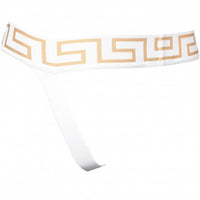 Greca Border Jockstrap, White-Versace-UNDERU