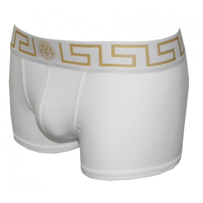 3-Pack Greca Border Boxer Trunks, White-Versace-UNDERU