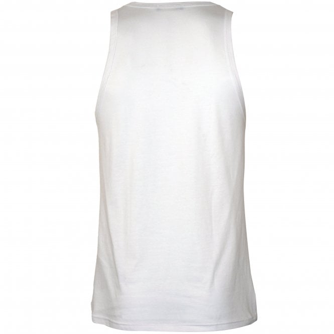 Iconic Tank Top Vest, White-Versace-UNDERU