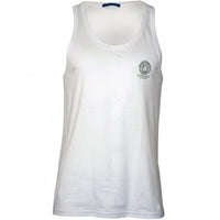 Iconic Tank Top Vest, White-Versace-UNDERU