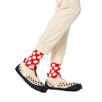 Big Dot Snowman Socks, Red-Happy Socks-UNDERU