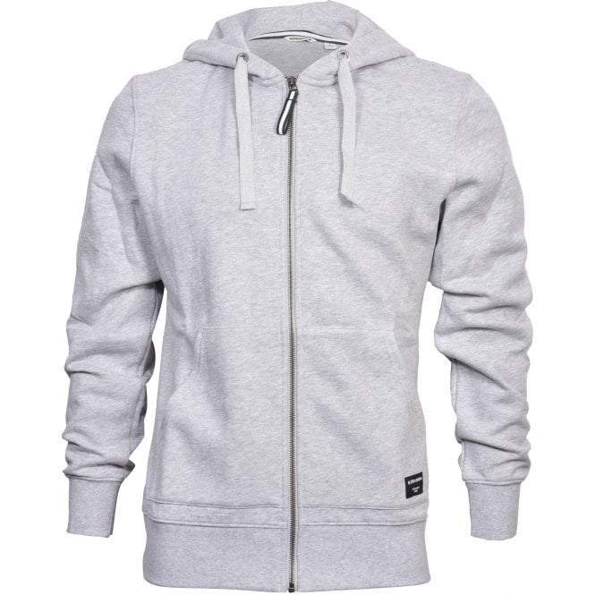 Centre Tracksuit Zip-Through Hoodie, Light Grey Melange-Bjorn Borg-UNDERU