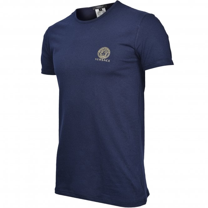 Versace-Medusa T-Shirt, Dark Blue-UNDERU