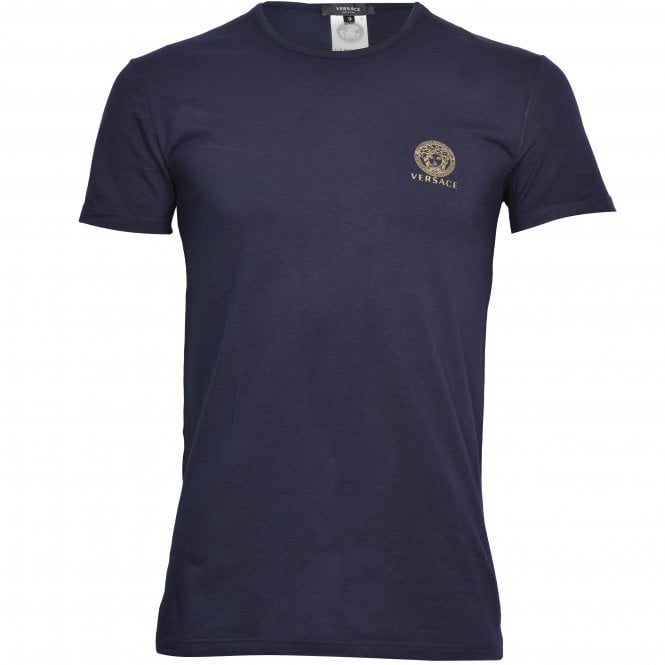 Versace-Medusa T-Shirt, Dark Blue-UNDERU