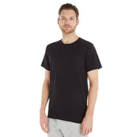 Calvin Klein-3-Pack Pure Cotton Crew-Neck T-Shirts, Black-UNDERU