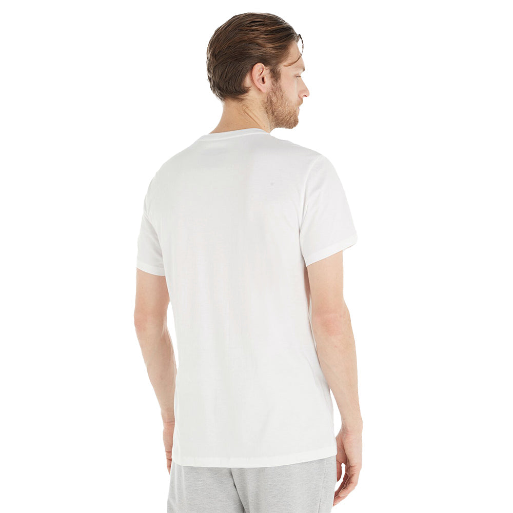 Calvin Klein-3-Pack Pure Cotton Crew-Neck T-Shirts, White-UNDERU