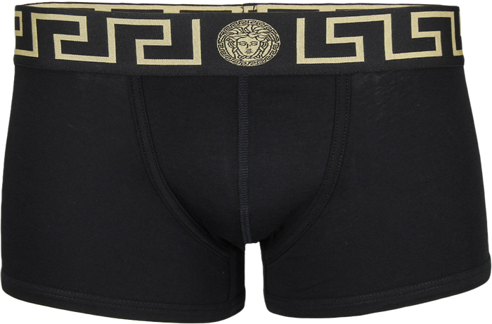 Versace black Greca boxer trunk