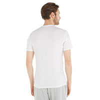 Calvin Klein-2-Pack Modern Cotton Lounge T-Shirts, White-UNDERU