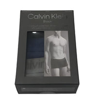 CK black 3 pack boxer trunks mixed colours box