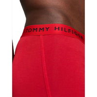 Tommy Hilfiger-3-Pack Recycled Essentials Stretch Boxer Trunks, Red/White/Navy-UNDERU