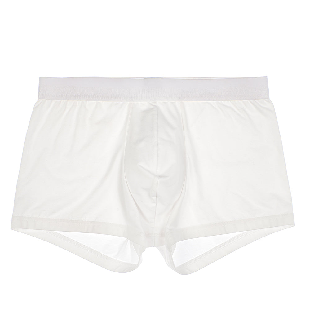 HOM Men's Boxer Trunk, White