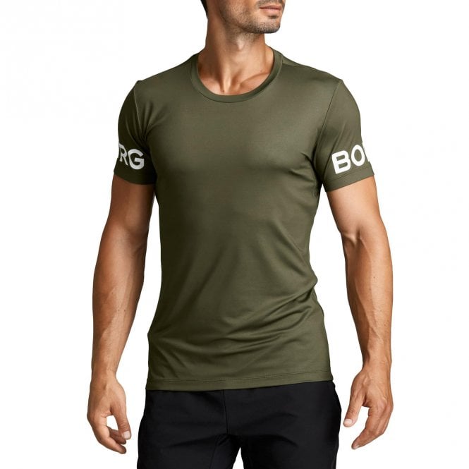 Hydro Pro Active T-Shirt, Ivy Green-Bjorn Borg-UNDERU