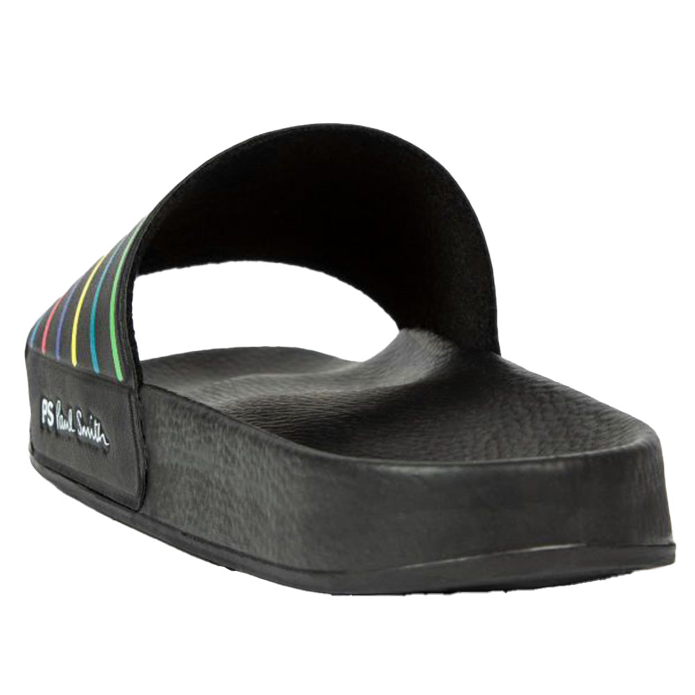 Sports Stripe Nyro Sliders, Black-Paul Smith-UNDERU