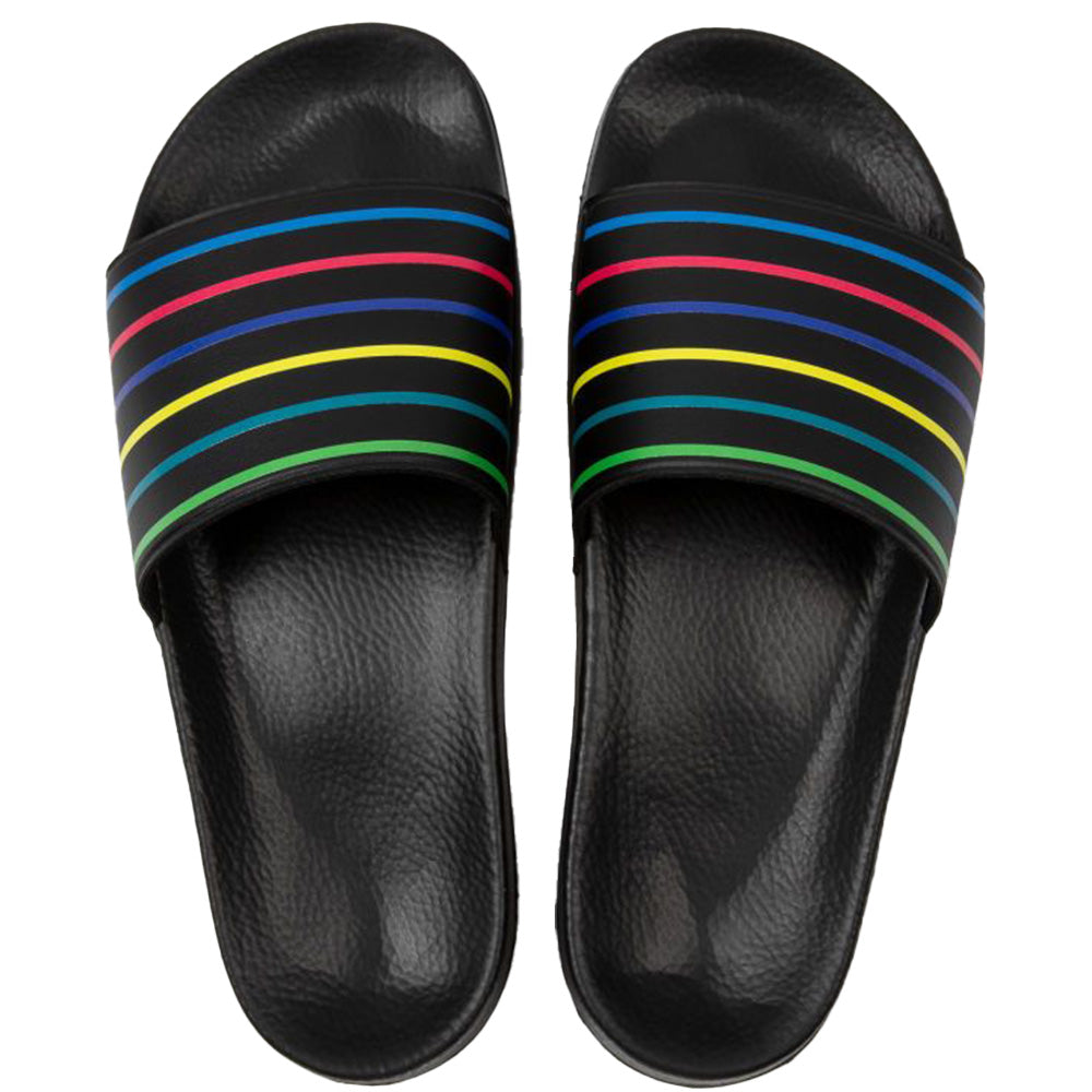 Sports Stripe Nyro Sliders, Black-Paul Smith-UNDERU