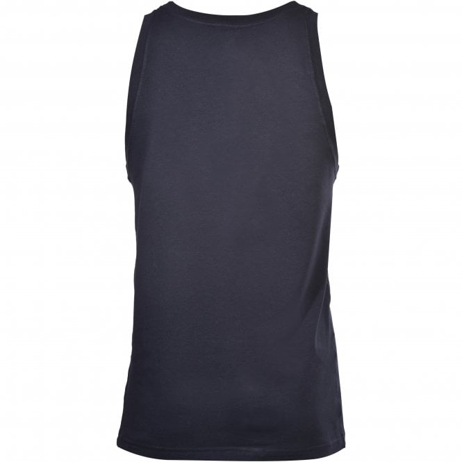 Dolce& Gabbana Tank Top Vest with Crest, Navy-Dolce & Gabbana-UNDERU