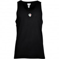 Dolce& Gabbana Tank Top Vest with Crest, Black-Dolce & Gabbana-UNDERU