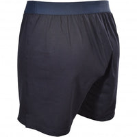 Dolce& Gabbana Lounge Shorts with Crest, Navy-Dolce & Gabbana-UNDERU