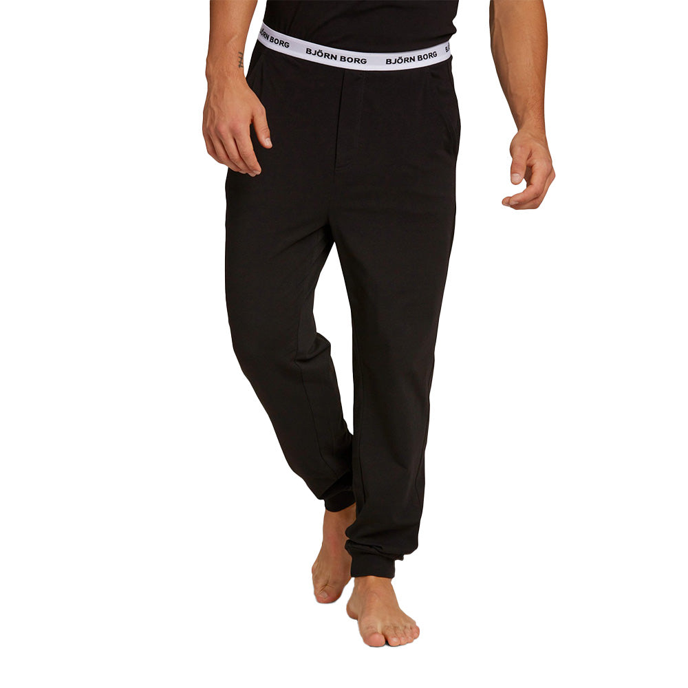 Core Loungewear Pants, Black Beauty-Bjorn Borg-UNDERU