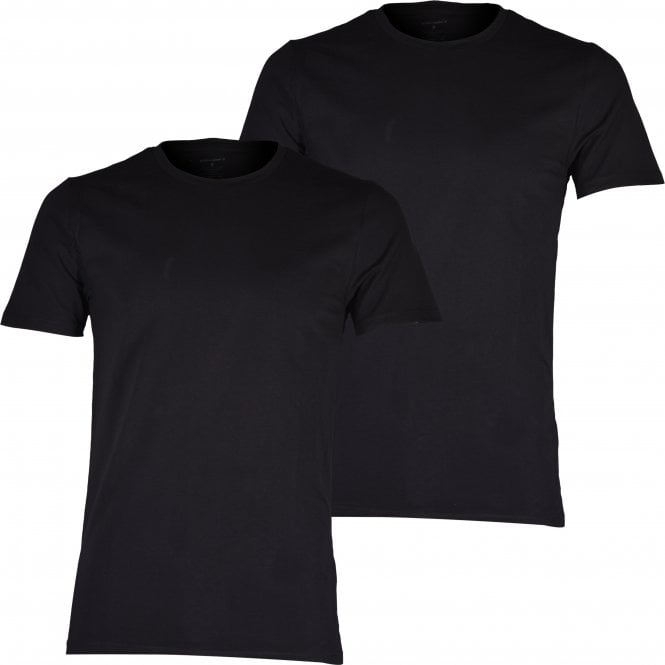 2-Pack Core Slim T-Shirts, Black Beauty-Bjorn Borg-UNDERU