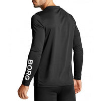 BORG Long-Sleeve Training Top, Black-Bjorn Borg-UNDERU