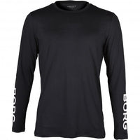 BORG Long-Sleeve Training Top, Black-Bjorn Borg-UNDERU