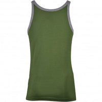 Contrast Trim Tank Top Vest, Green/grey-Dolce & Gabbana-UNDERU