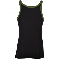 Contrast Trim Tank Top Vest, Black/green-Dolce & Gabbana-UNDERU