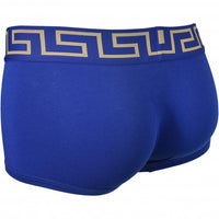 Greca Border Boxer Trunks, Blue-Versace-UNDERU